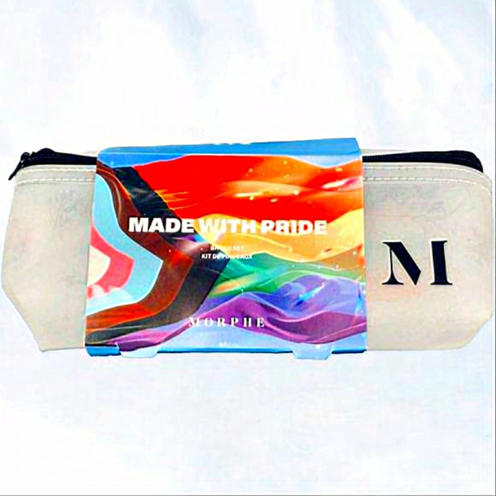 Morphe pride six piece eye brush set w/ pride, fanny‎ pack,
